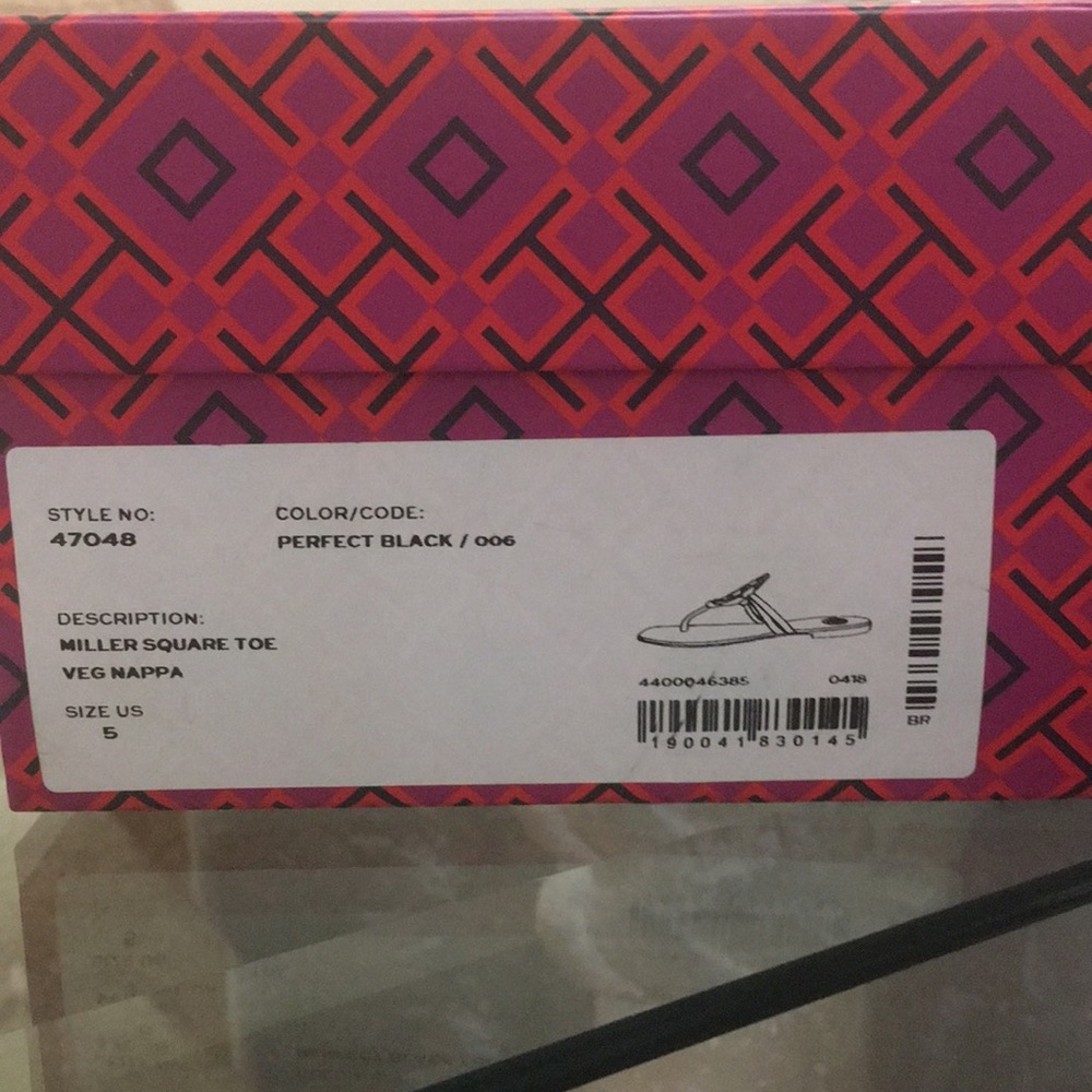 SOLD‼️ NEW✨Tory Burch Miller Square Toe Sandals - Picture 7 of 7